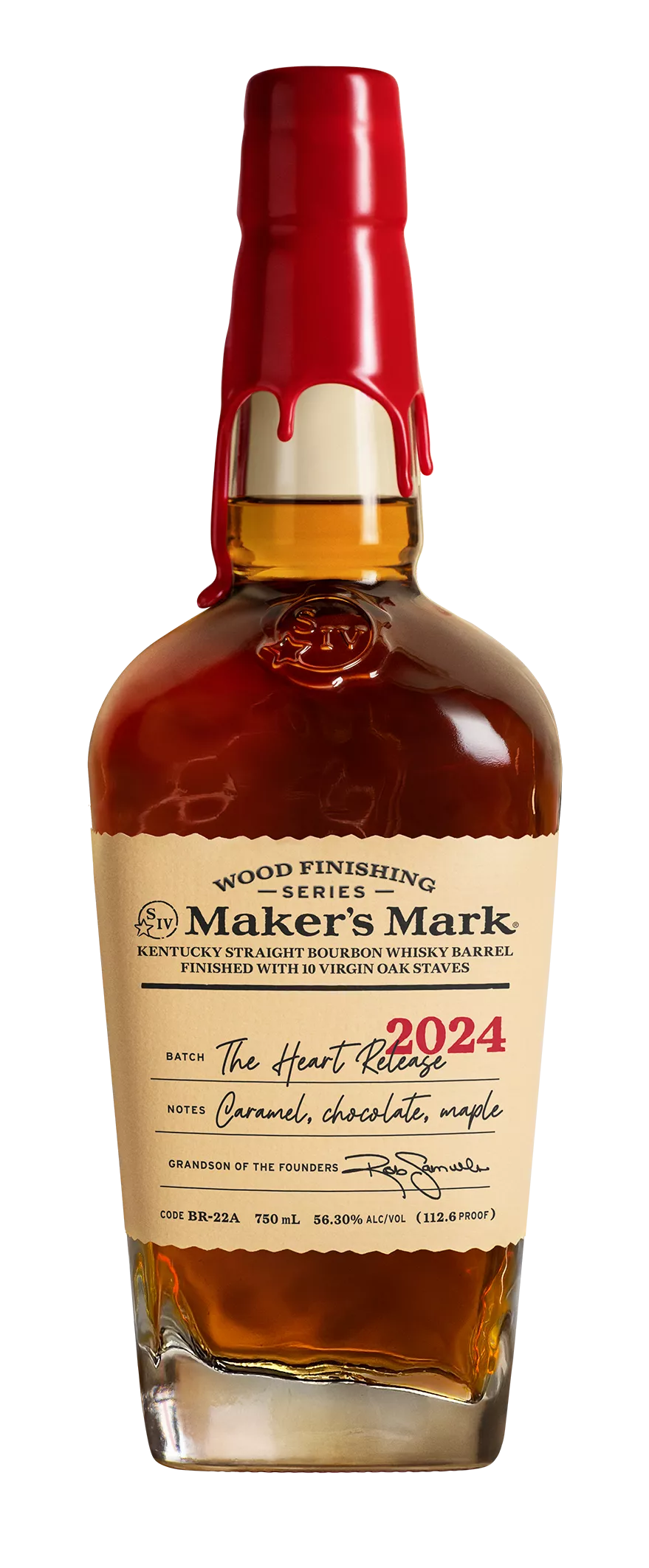 MAKERS MARK BOURBON WOOD FINISHING SERIES THE HEART RELEASE KENTUCKY 750ML