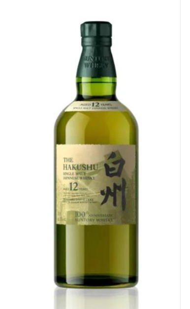 THE HAKUSHU WHISKY SINGLE MALT 100TH ANNIVERSARY EDITION JAPAN 12YR 750ML