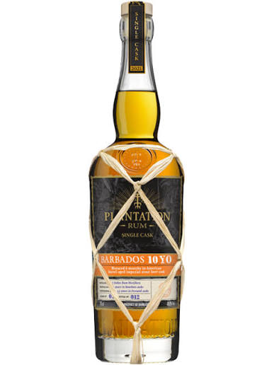 PLANTATION RUM SINGLE CASK BARBADOS 10YR 750ML