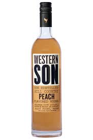 WESTERN SON VODKA PEACH FLAVOR TEXAS 750ML