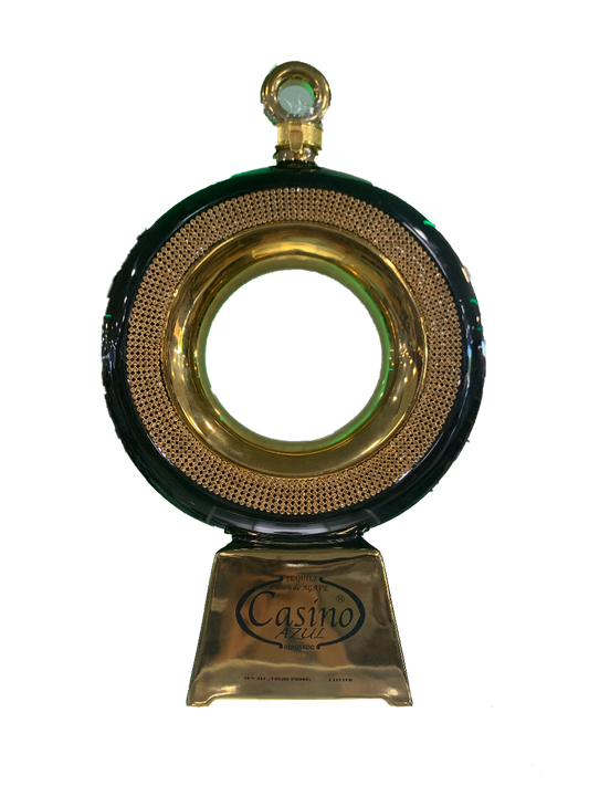 CASINO AZUL TEQUILA ANEJO ROUND BOTTLE 1LI