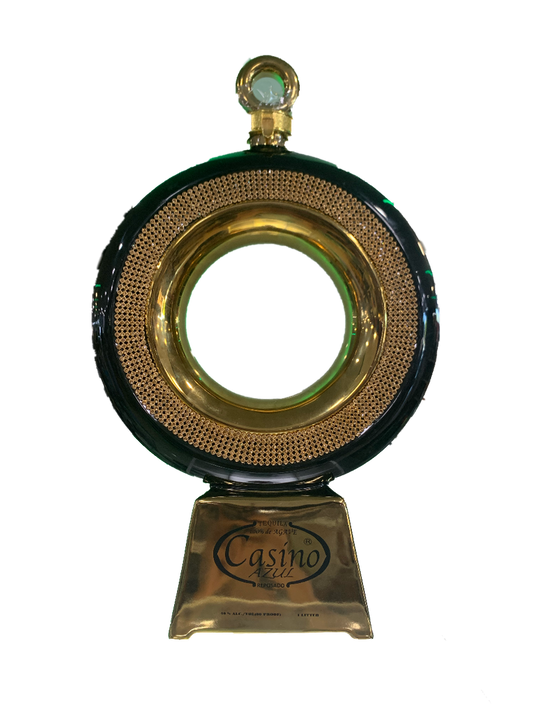 CASINO AZUL TEQUILA ANEJO ROUND BOTTLE 1LI