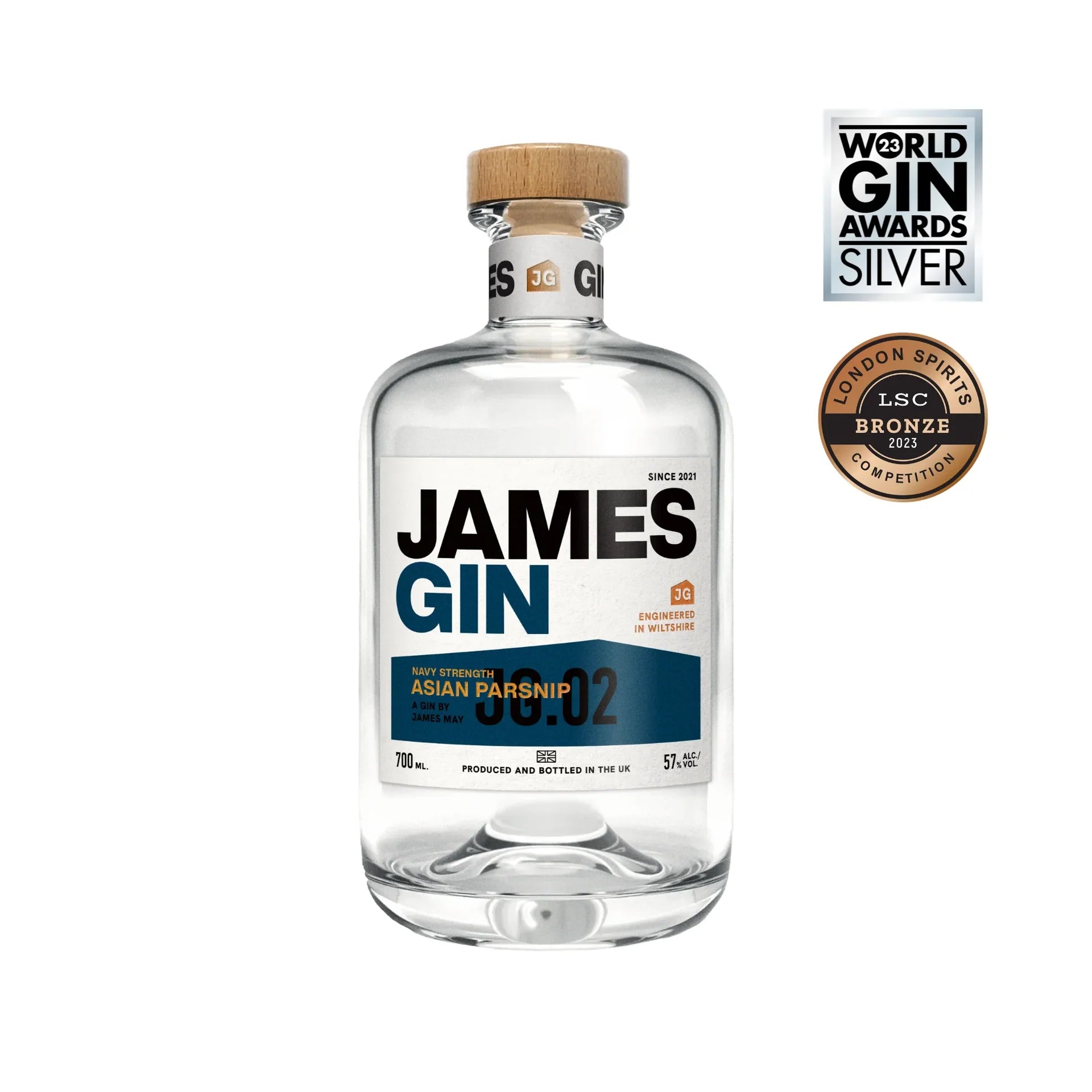 JAMES GIN NAVY STRENGTH ASIAN PARSNIP UK 700ML LIQ