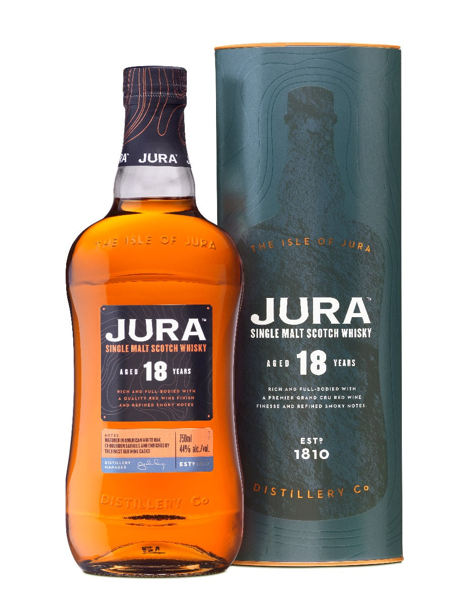 JURA SCOTCH SINGLE MALT 88PF 18YR 750ML - Remedy Liquor