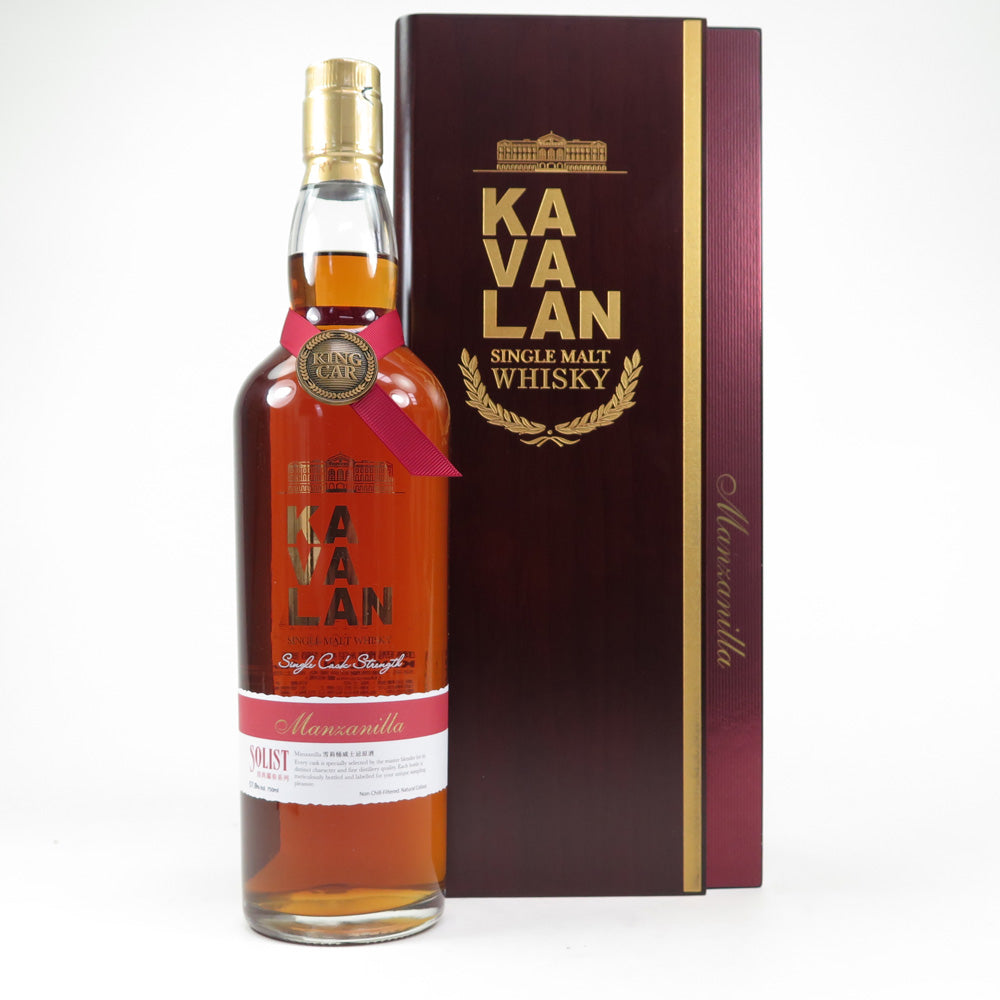 KAVALAN WHISKY MANZANILLA CASK 114.2PF TAIWAN 750ML Spirits