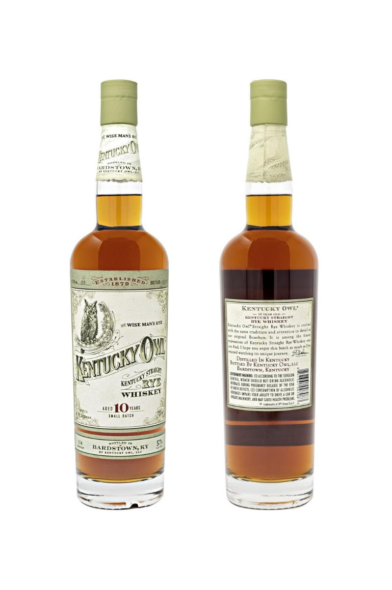 KENTUCKY OWL WHISKEY THE LAST RYE KENTUCKY 10YR 750ML Spirits