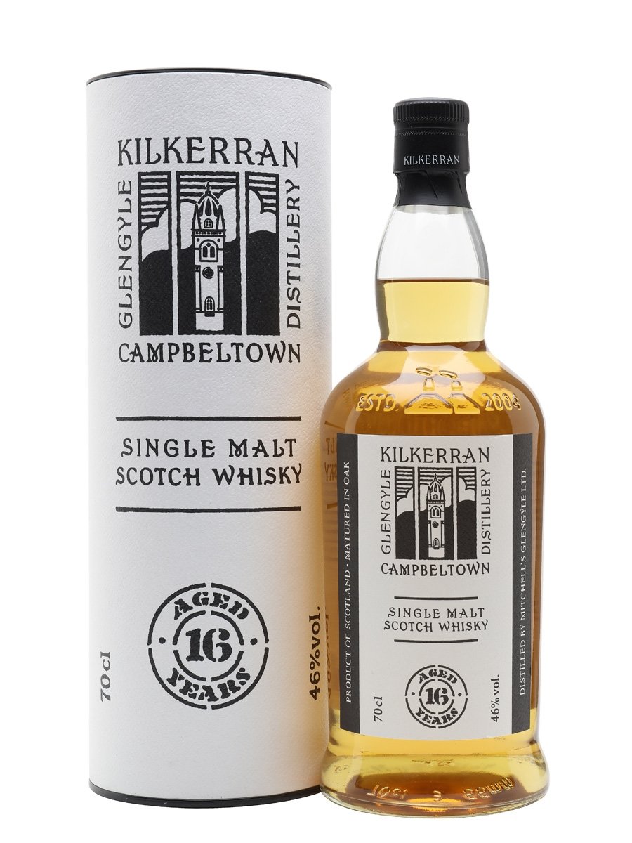 KILKERRAN SCOTCH SINGLE MALT 16YR CAMPBELTOWN 750ML