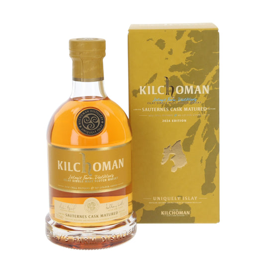 KILCHOMAN SCOTCH SINGLE MALT SAUTERNES CASK MATURED 750ML