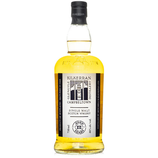 KILKERRAN SCOTCH SINGLE MALT MATURED IN OAK CAMPBELTOWN 12YR 700ML Spirits