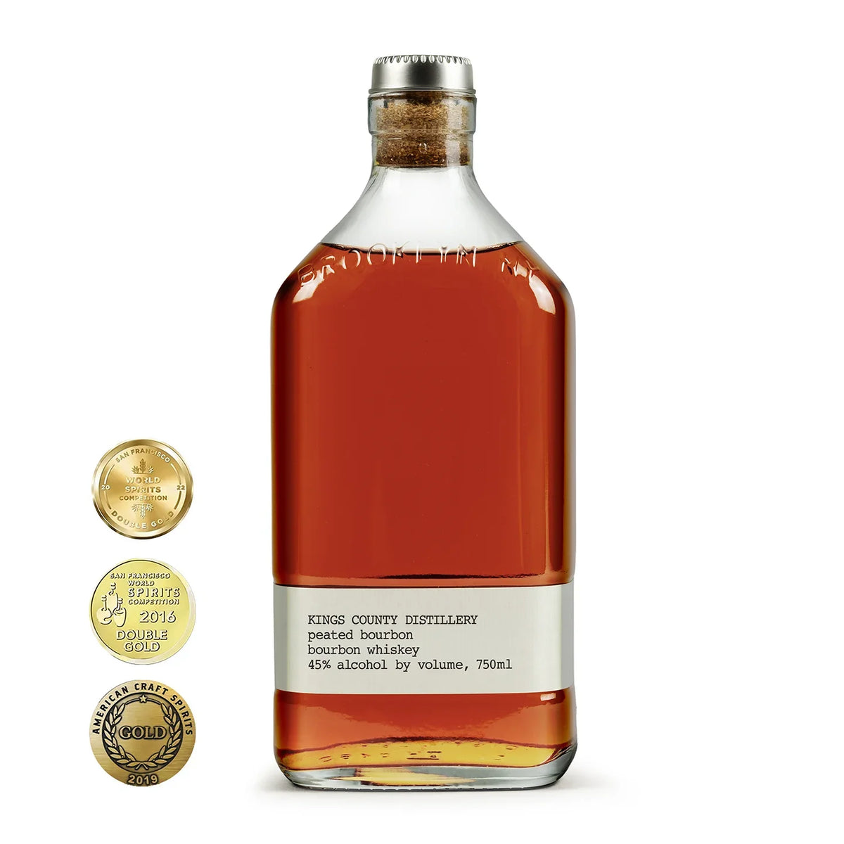 KINGS COUNTY BOURBON PEATED BARREL STRENGTH NEW YORK 750ML