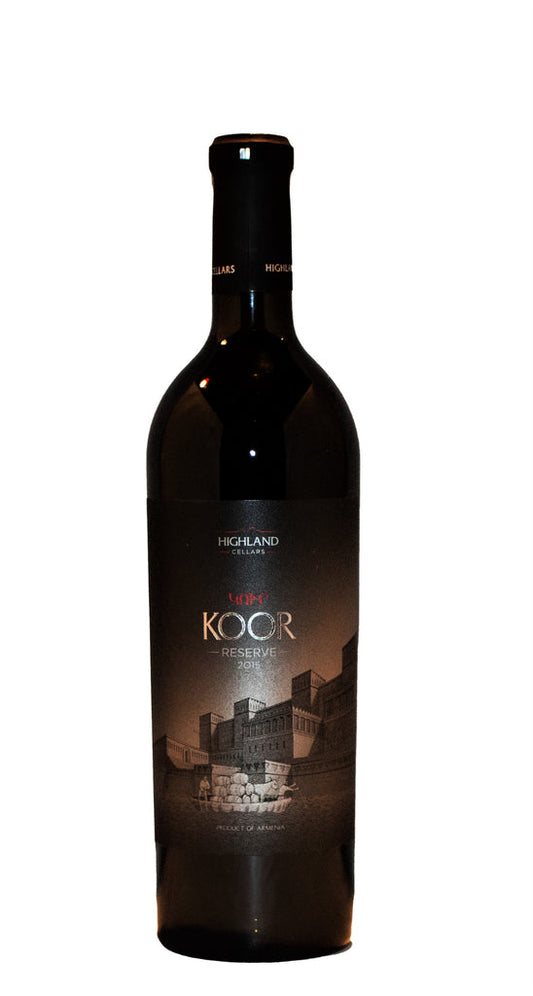 KOOR HIGHLAND CELLARS WINE RED RESERVE ARMENIA 2017