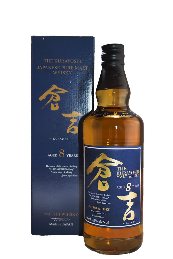 THE KURAYOSHI WHISKEY PURE MALT JAPAN 92PF 8YR 750ML - Remedy Liquor