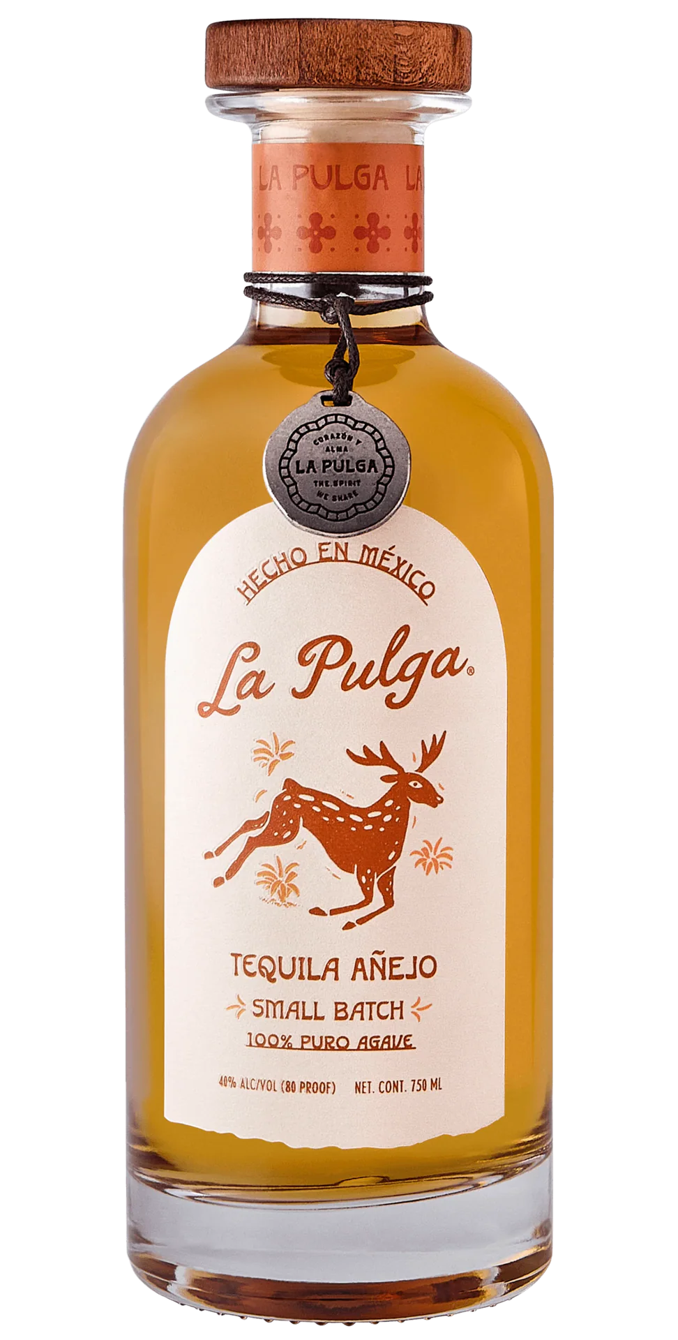 LA PULGA TEQUILA ANEJO 750ML LIQ
