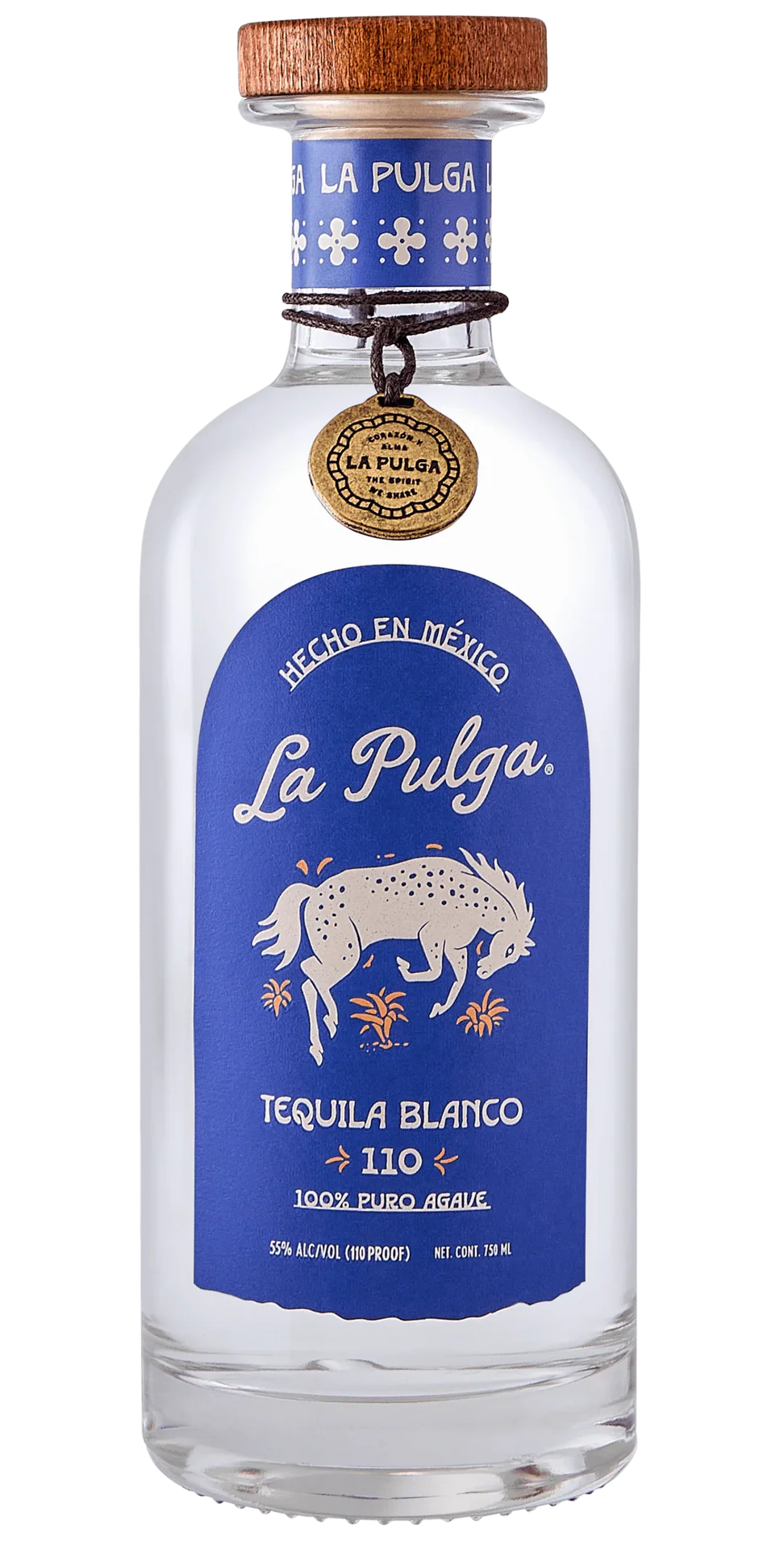 LA PULGA TEQUILA BLANCO 110PF 750ML LIQ
