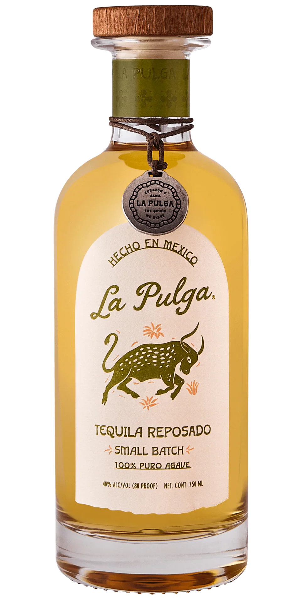 LA PULGA TEQUILA REPOSADO 750ML LIQ