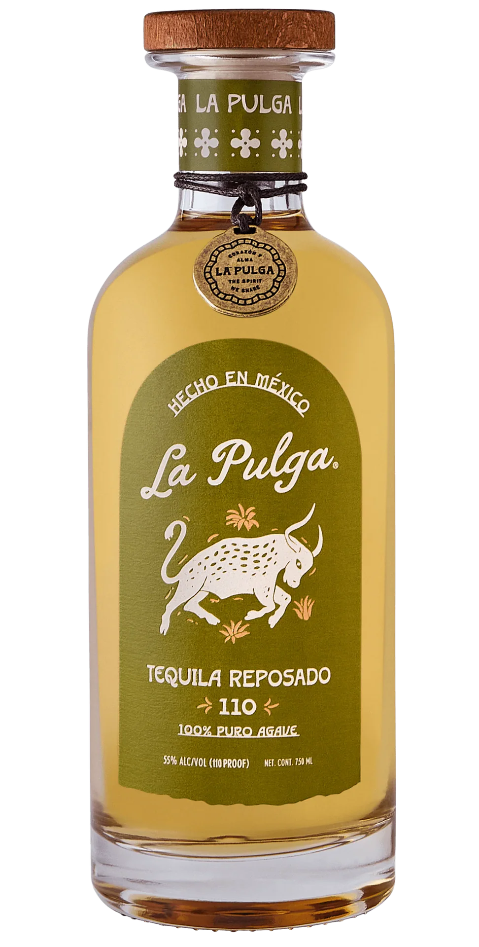 LA PULGA TEQUILA REPOSADO 110PF 750ML LIQ