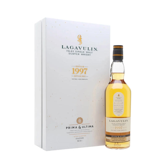 LAGAVULIN SCOTCH SINGLE MALT 1997 DISTILLED 25YR 700ML