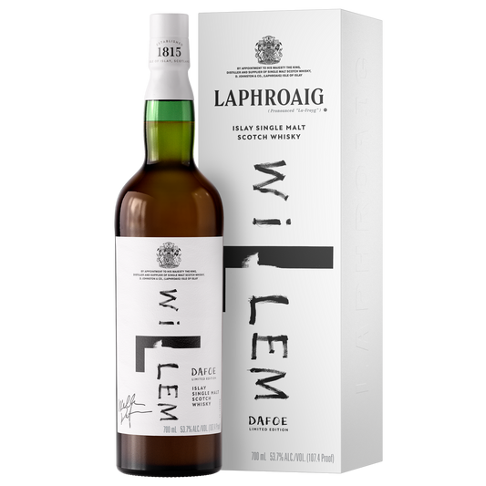 LAPHROAIG SCOTCH SINGLE MALT LIMITED WILLEM DAFOE EDITION 14YR 700ML LIQ
