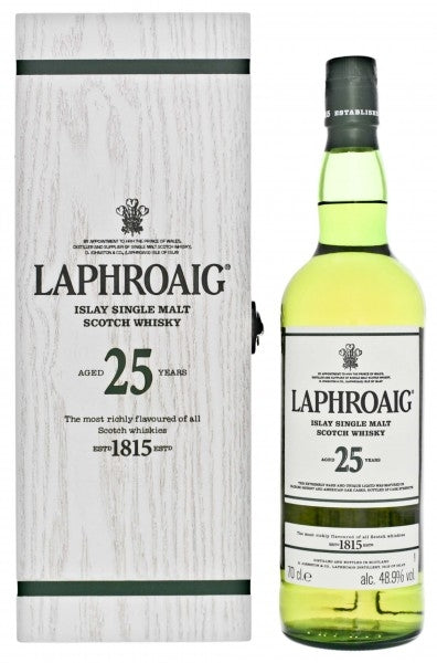 LAPHROAIG SCOTCH SINGLE MALT ISLAY CASK STRENGTH 25YR 750ML Spirits
