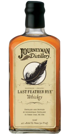 JOURNEYMAN WHISKEY ORGANIC LAST FEATHER RYE MICHIGAN 750ML - Remedy Liquor