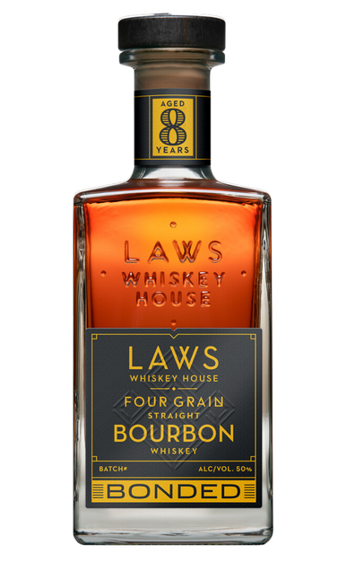 LAWS BOURBON FOUR GRAIN BONDED 7YR COLORADO 750ML