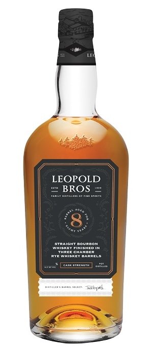 LEOPOLD BROS BOURBON STRAIGHT CASK STRENGTH COLORADO 8YR 750ML