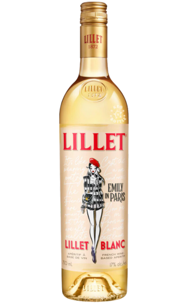 LILLET WHITE APERITIF WINE EMILY IN PARIS EDITION 750ML