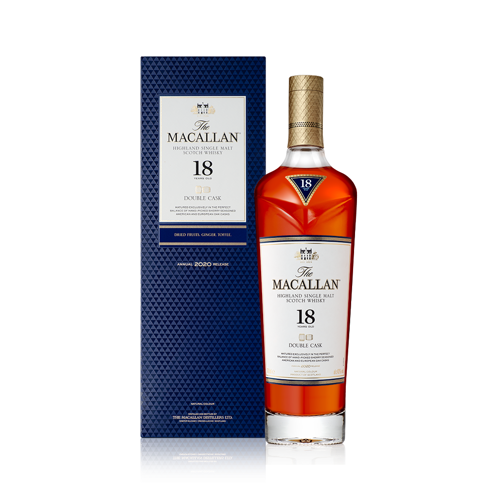 MACALLAN SCOTCH SINGLE MALT DOUBLE CASK 18YR 750ML - Remedy Liquor