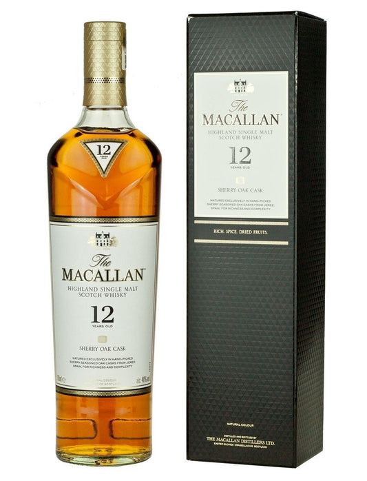 MACALLAN SCOTCH SINGLE MALT SHERRY OAK CASK 12YR 750ML - Remedy Liquor