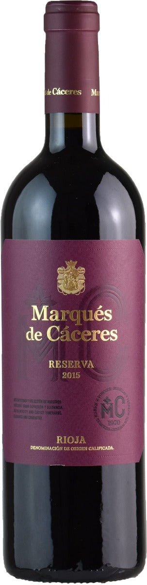 MARQUES DE CACERES RESERVA RIOJA DOCA SPAIN 2018