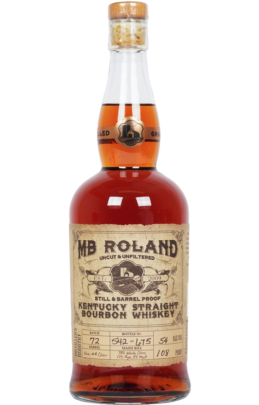 MB ROLAND BOURBON STILL & BARREL PROOF KENTUCKY 750ML