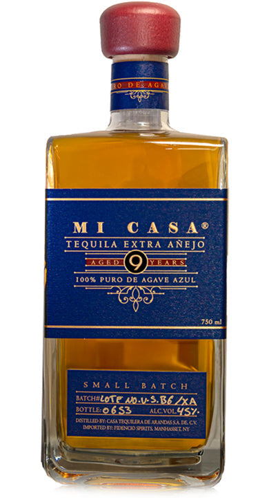 MI CASA TEQUILA EXTRA ANEJO 9YR 750ML