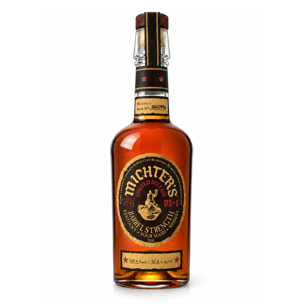 MICHTERS WHISKEY SOUR MASH BARREL STRENGTH LIMITED RELEASE KENTUCKY 750ML