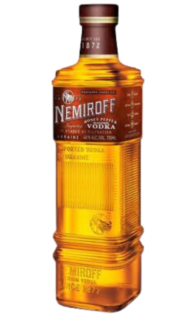 NEMIROFF VODKA HONEY PEPPER UKRAINE 750ML