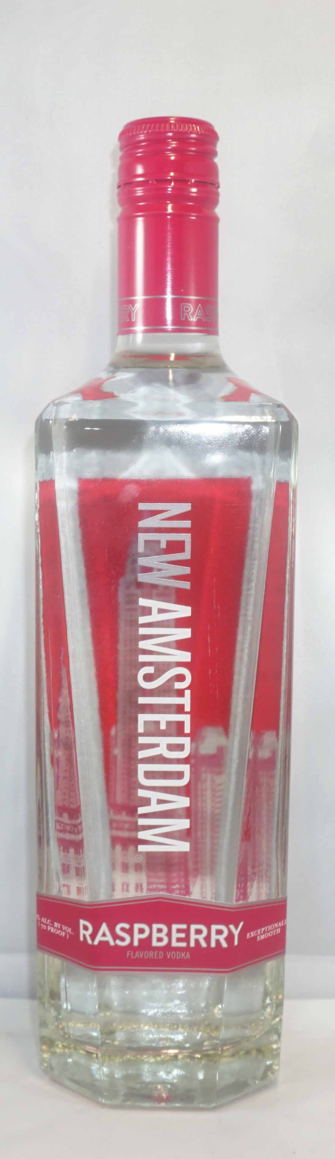 NEW AMSTERDAM VODKA RASBERRY FLAVORED 750ML