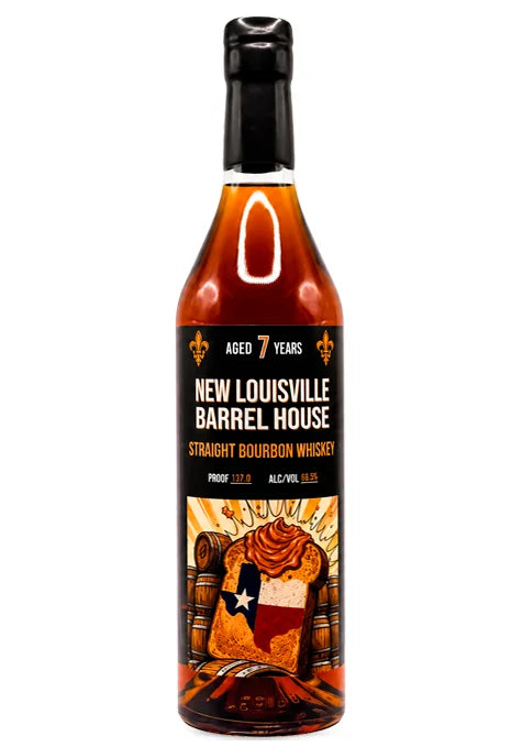 NEW LOUISVILLE BOURBON TEXAS TOAST BARREL HOUSE KENTUCKY 7YR 750ML LIQ
