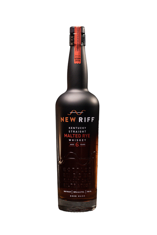 NEW RIFF WHISKEY STRAIGHT MALTED RYE BOTTLED IN BOND KENTUCKY 6YR 750ML