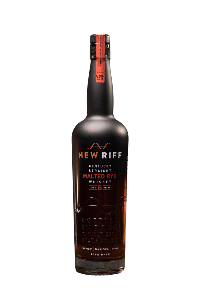 NEW RIFF WHISKEY STRAIGHT MALTED RYE BOTTLED IN BOND KENTUCKY 6YR 750ML