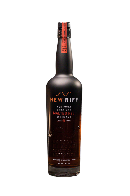 NEW RIFF WHISKEY STRAIGHT MALTED RYE BOTTLED IN BOND KENTUCKY 6YR 750ML