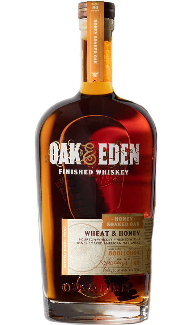 OAK & EDEN BOURBON SMALL BATCH RESERVE WHEAT & HONEY SOAKED OAK TEXAS 750ML