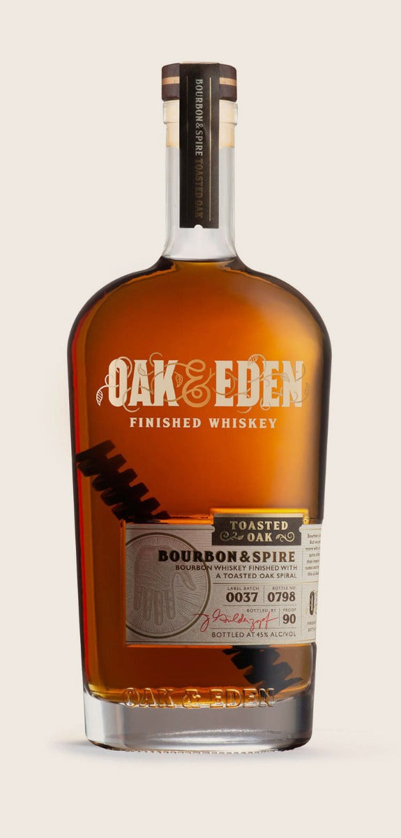 OAK & EDEN BOURBON & SPIRE TOASTED OAK TEXAS 750ML Spirits