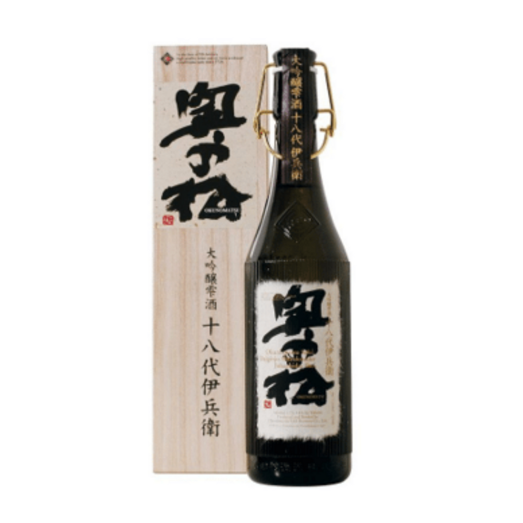 OKUNOMATSU SAKE DAIGINJO SHIZUKUZAKE JUHACHIDAI IHEI JAPAN 720ML