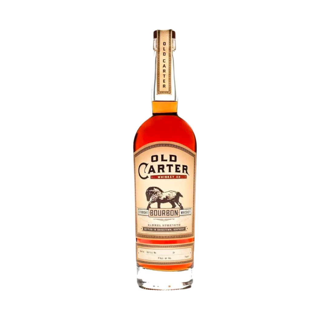 OLD CARTER BOURBON STRAIGHT VERY SMALL BATCH BARREL STRENGTH BATCH 1-CA KENTUCKY 750ML