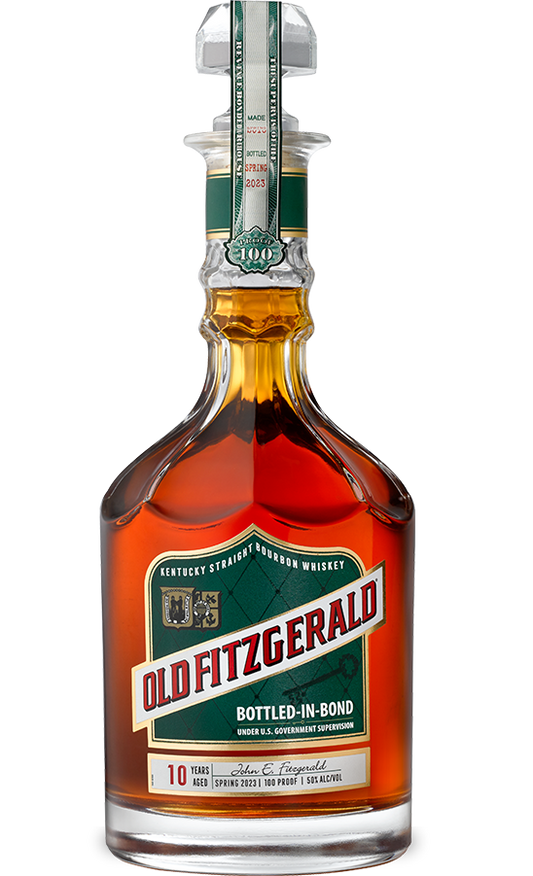 OLD FITZGERALD BOURBON STRAIGHT BOTTLED IN BOND KENTUCKY 10YR 100PF 750ML