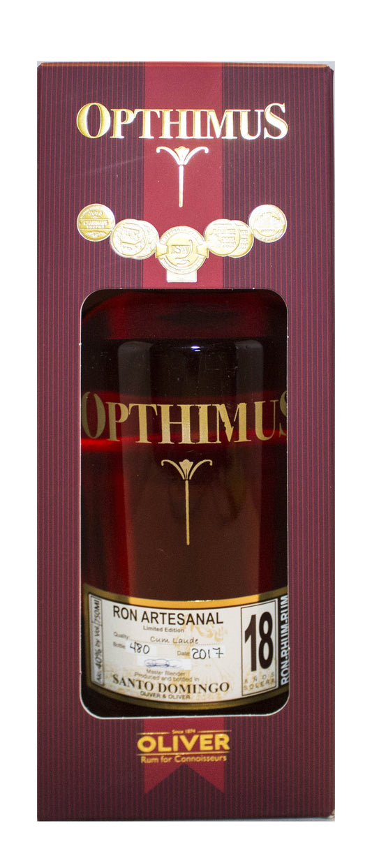 OPTHIMUS RUM RON ARTESANAL DOMINICAN REPUBLIC 18YR 750ML Spirits