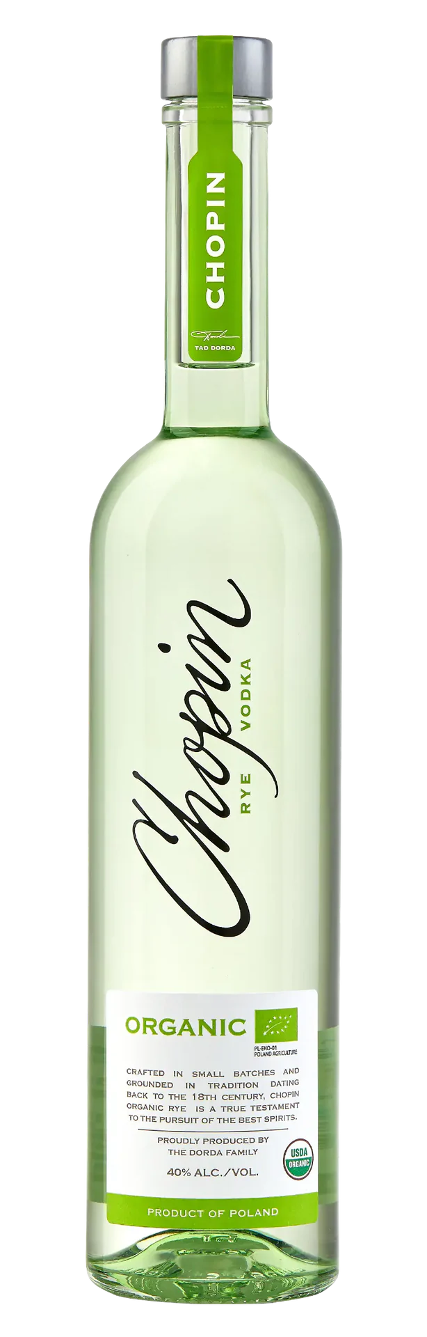 CHOPIN VODKA ORGANIC RYE 700ML Spirits