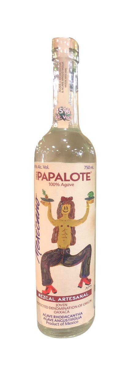 TRES PAPALOTE MEZCAL ARTESANAL JOVEN MEXICANO OAXACA 750ML