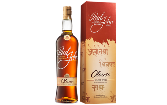 PAUL JOHN WHISKY SINGLE MALT OLOROSO SELECT CASK INDIA 750ML