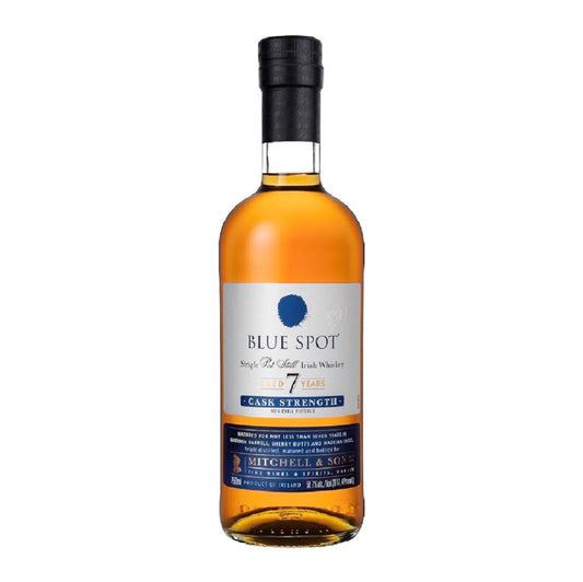 BLUE SPOT WHISKEY SINGLE POT STILL CASK STRENGTH IRISH 7YR 750ML