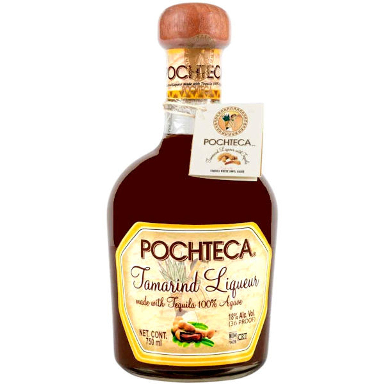 POCHTECA LIQUEUR TAMARIND FLAVOR FROM AGAVE MEXICO 750ML LIQ